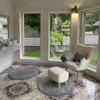 Koc dzianinowy 160x190, jasnoszary