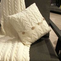 Poduszka dekoracyjna z dzianiny, lody