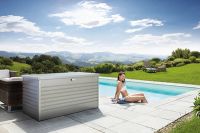 Skrzynka do przechowywania LeisureTime biały , Biohort