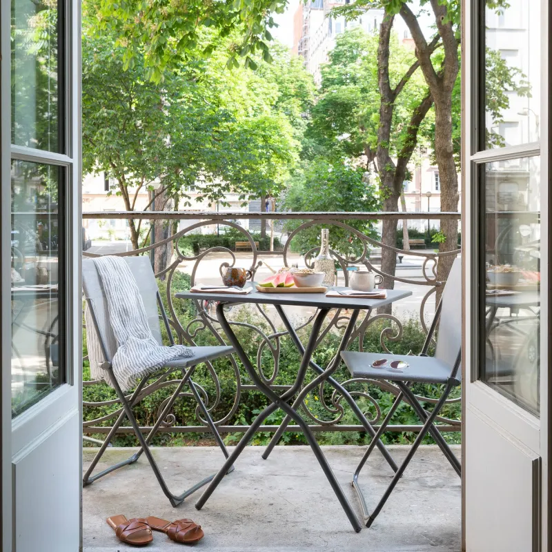Садовий стіл Lafuma BALCONY II Indigo 70x64 см