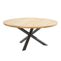 Stół z drewna tekowego Prado  Ø160 cm