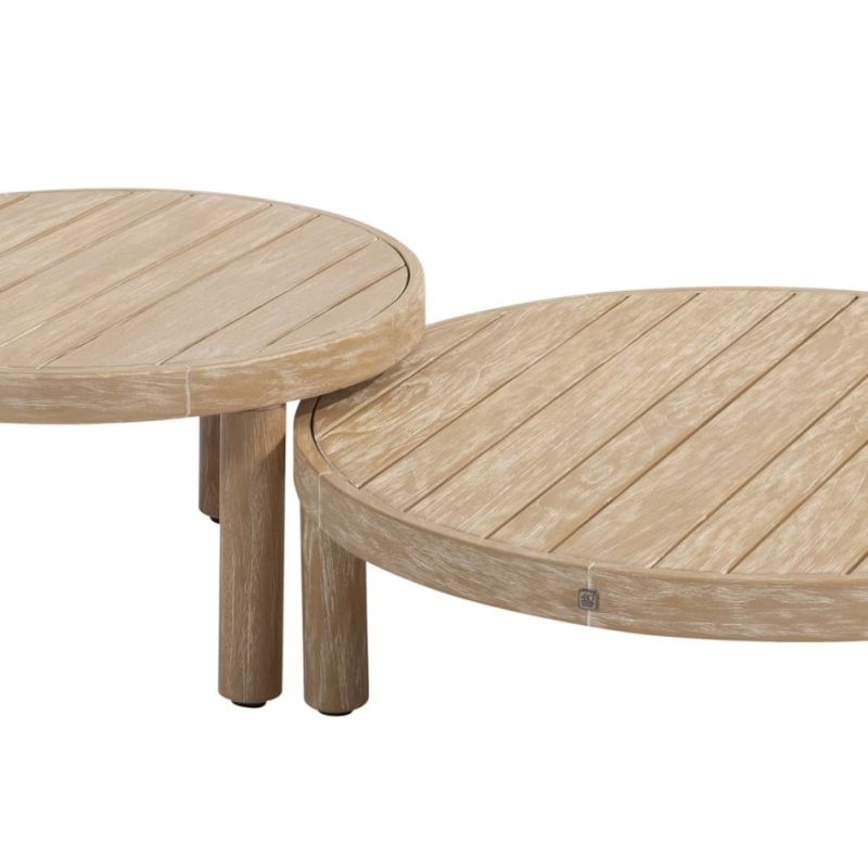 Круглі кавові столи Sem Teak