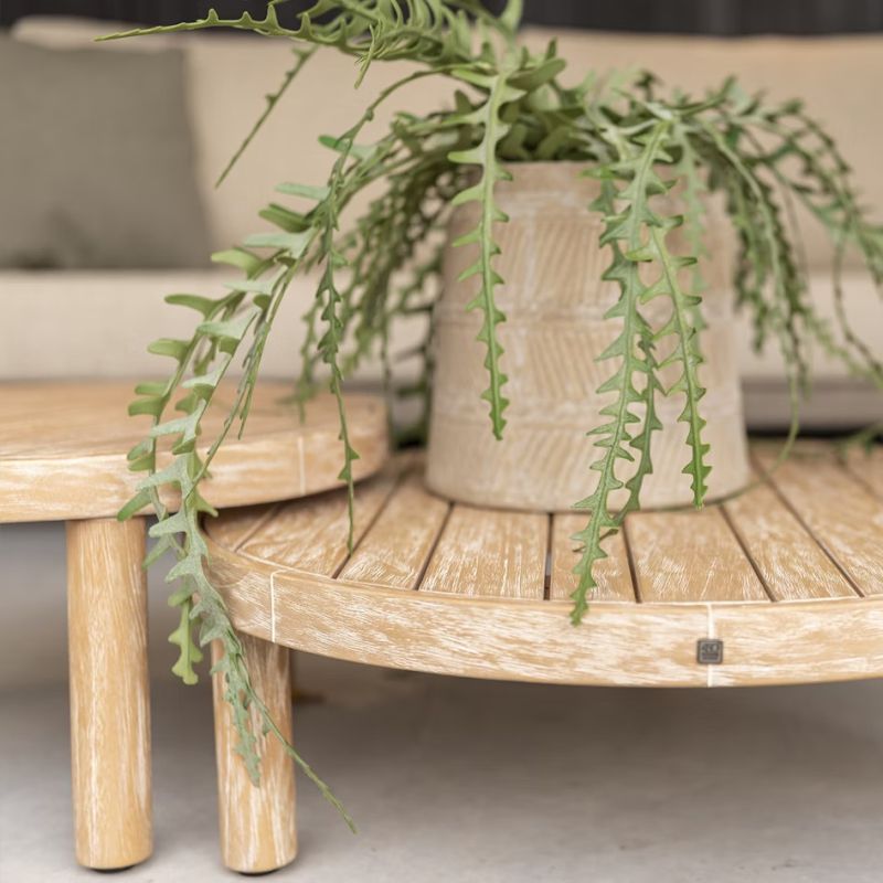 Круглі кавові столи Sem Teak