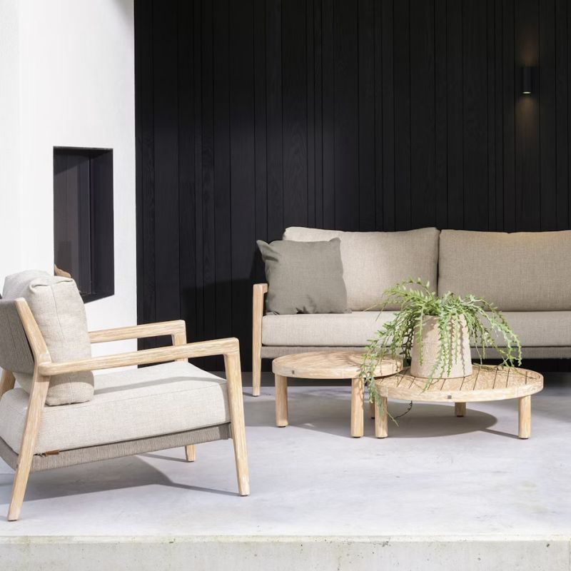 Круглі кавові столи Sem Teak