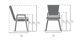 Krzesło AMAIA SMOKE