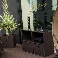 Komoda Space Mini Java Brown, 4 sekcje