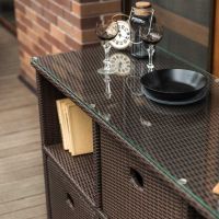 Komoda Space Mini Java Brown, 4 sekcje